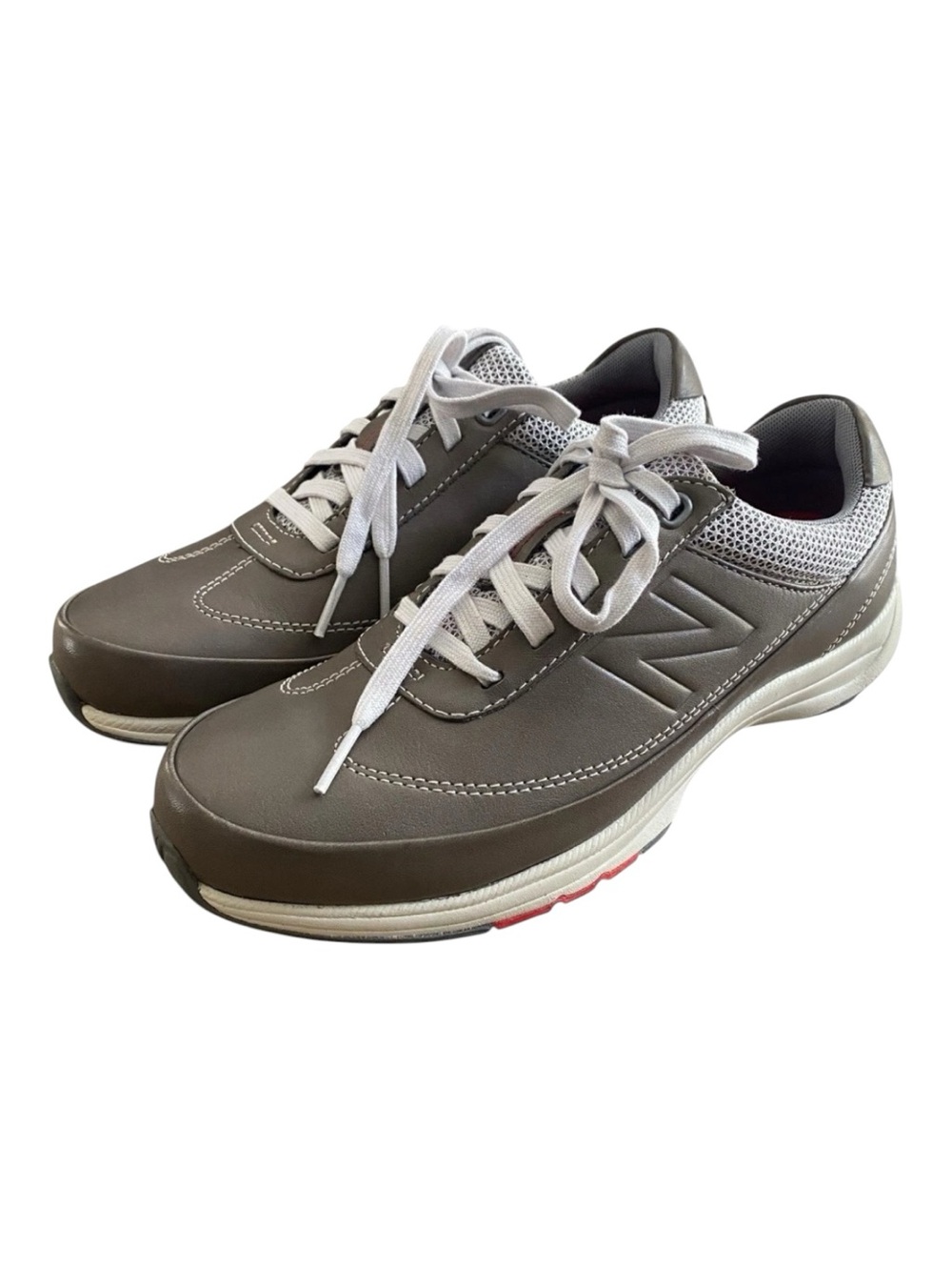 New Balance Womens Gray Lace-Up Walking Shoes